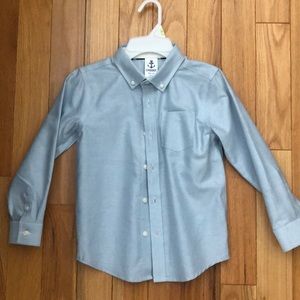 Gymboree Blue Oxford Boys 5-6